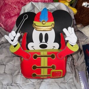 Rare Mickey Mouse band Concert 100 Decades Series Loungefly Bag Disney Backpack